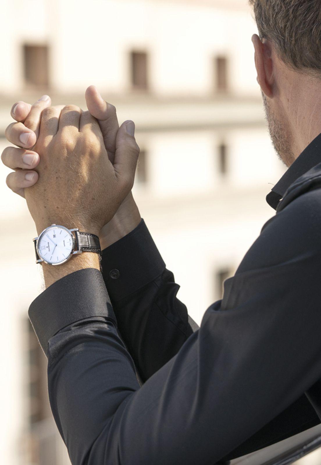 Reloj C4724/1 Candino Swiss Blanco Hombre Couple Classic-2