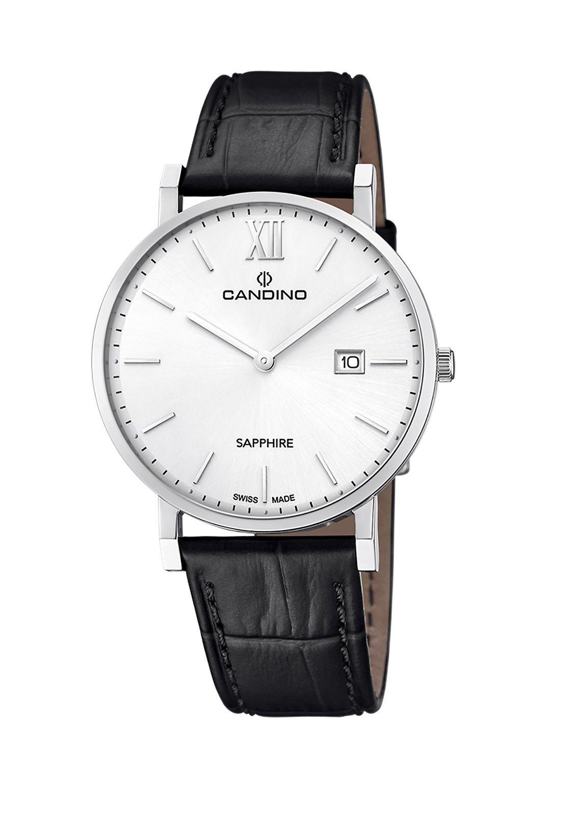 Reloj C4724/1 Candino Swiss Blanco Hombre Couple Classic-0