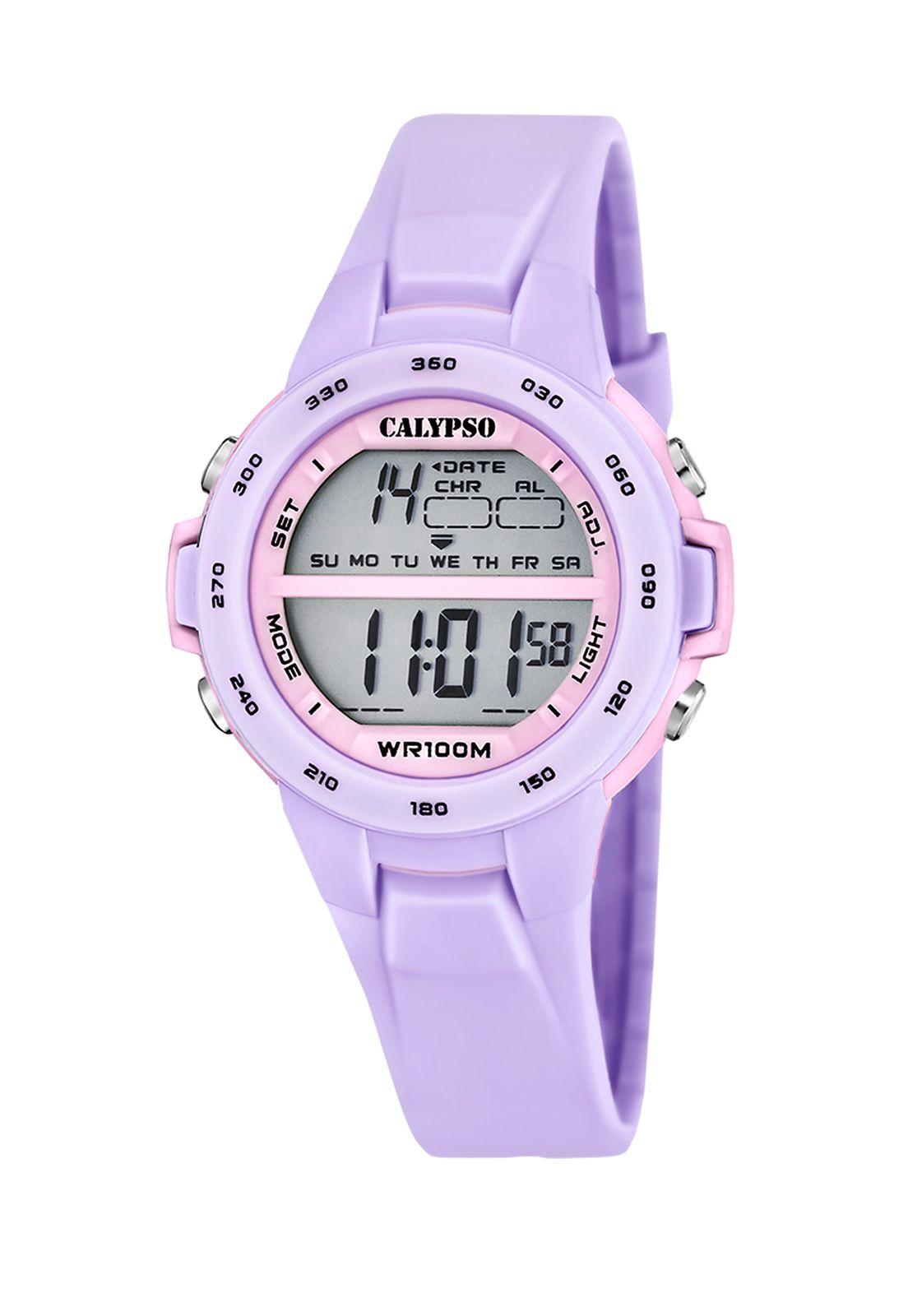 Reloj K5850/3 Calypso Lila Infantil Junior Collection-0