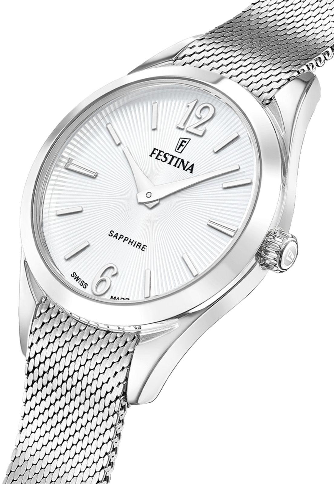 Reloj F20076/1 Festina Swiss Plateado Mujer Grace-2