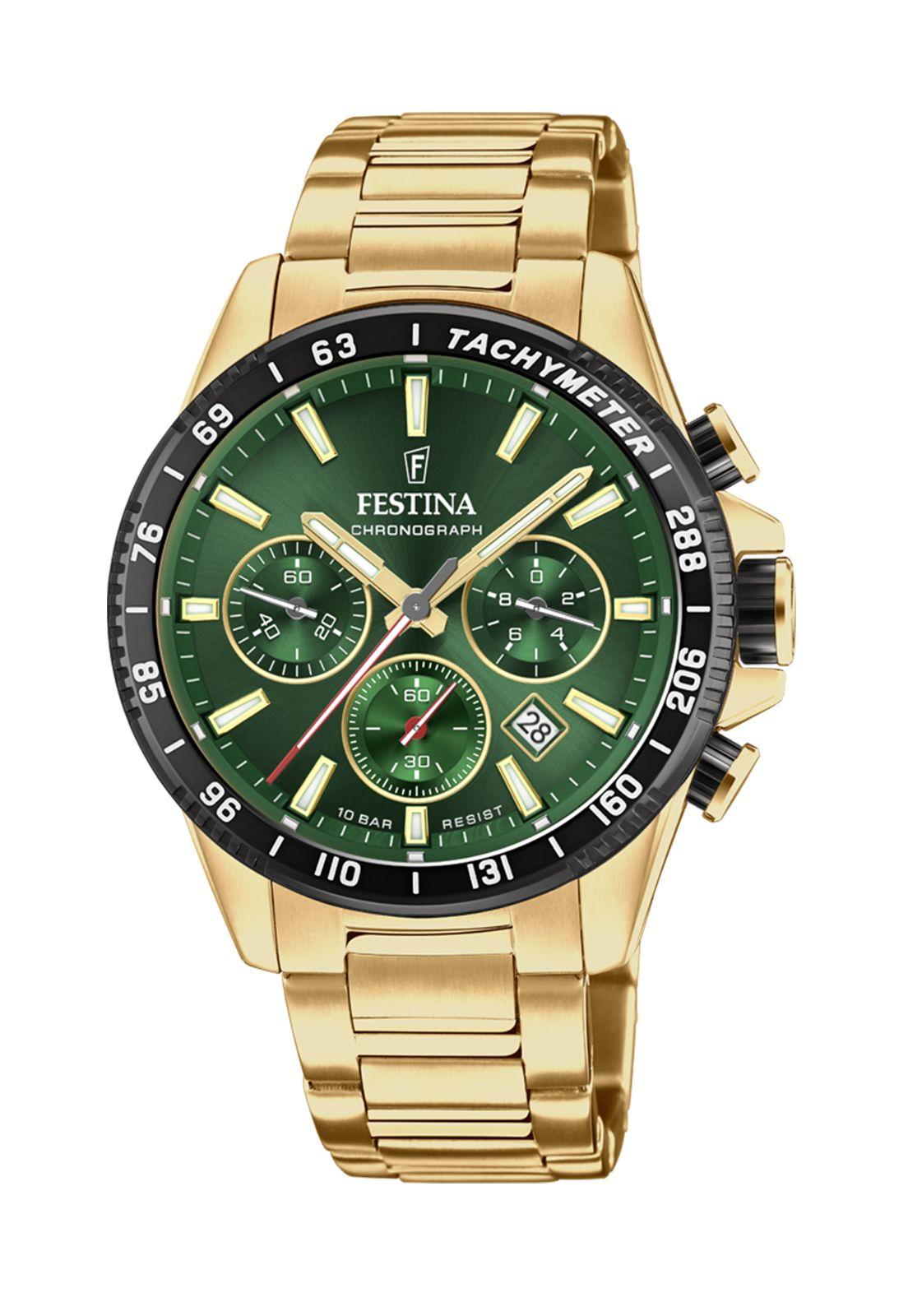 Reloj F20634/4 Festina Verde Hombre Timeless Chronograph-0