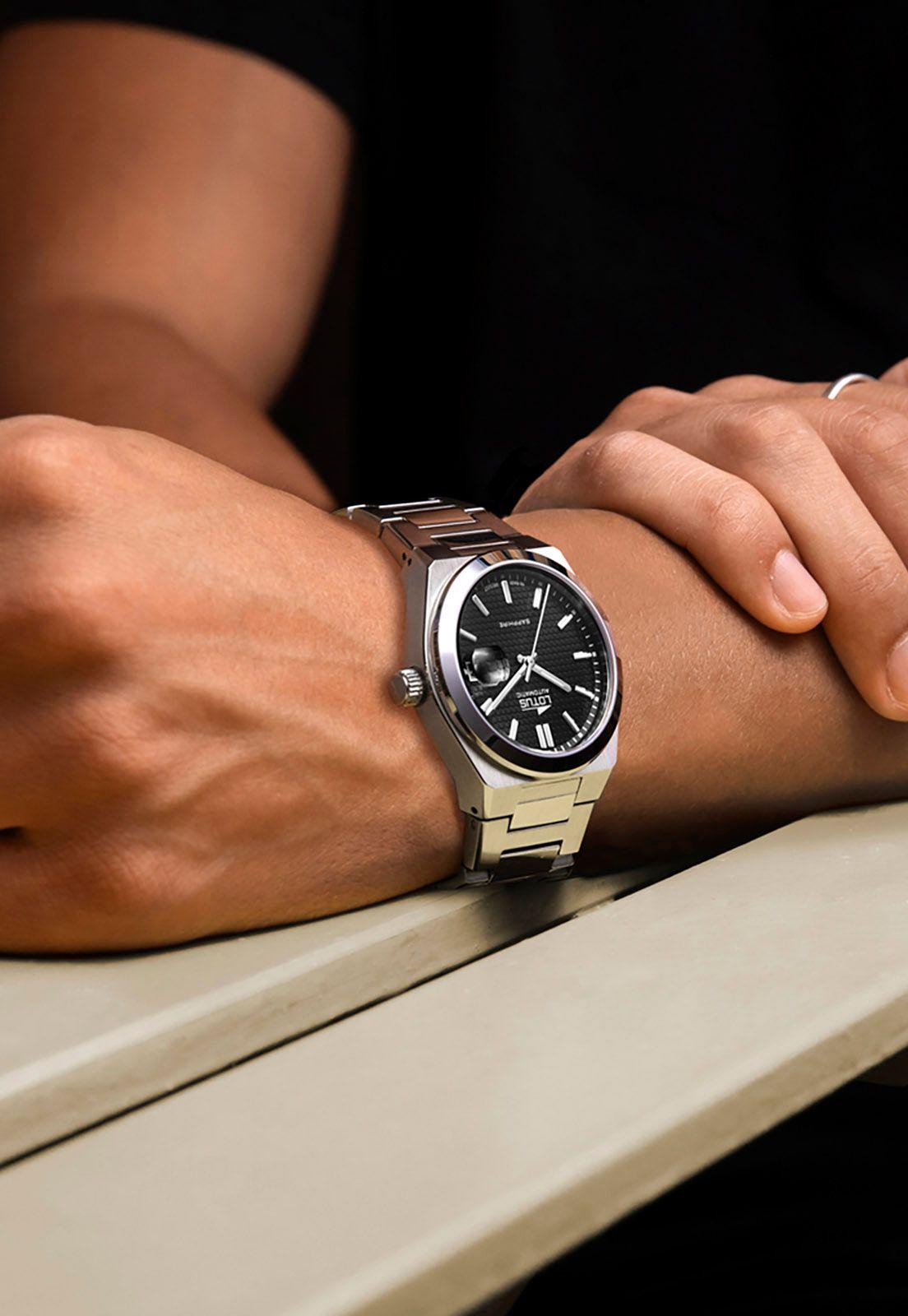 Reloj 18999/4 Lotus Negro Hombre Automático-2