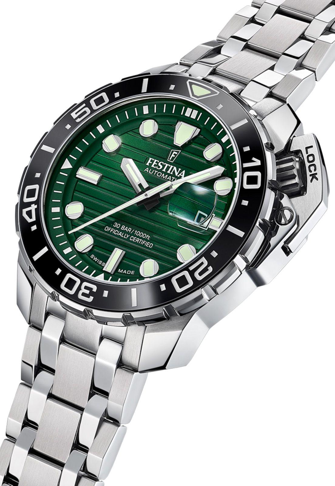 Reloj F20043/4 Festina Swiss Verde Hombre-5