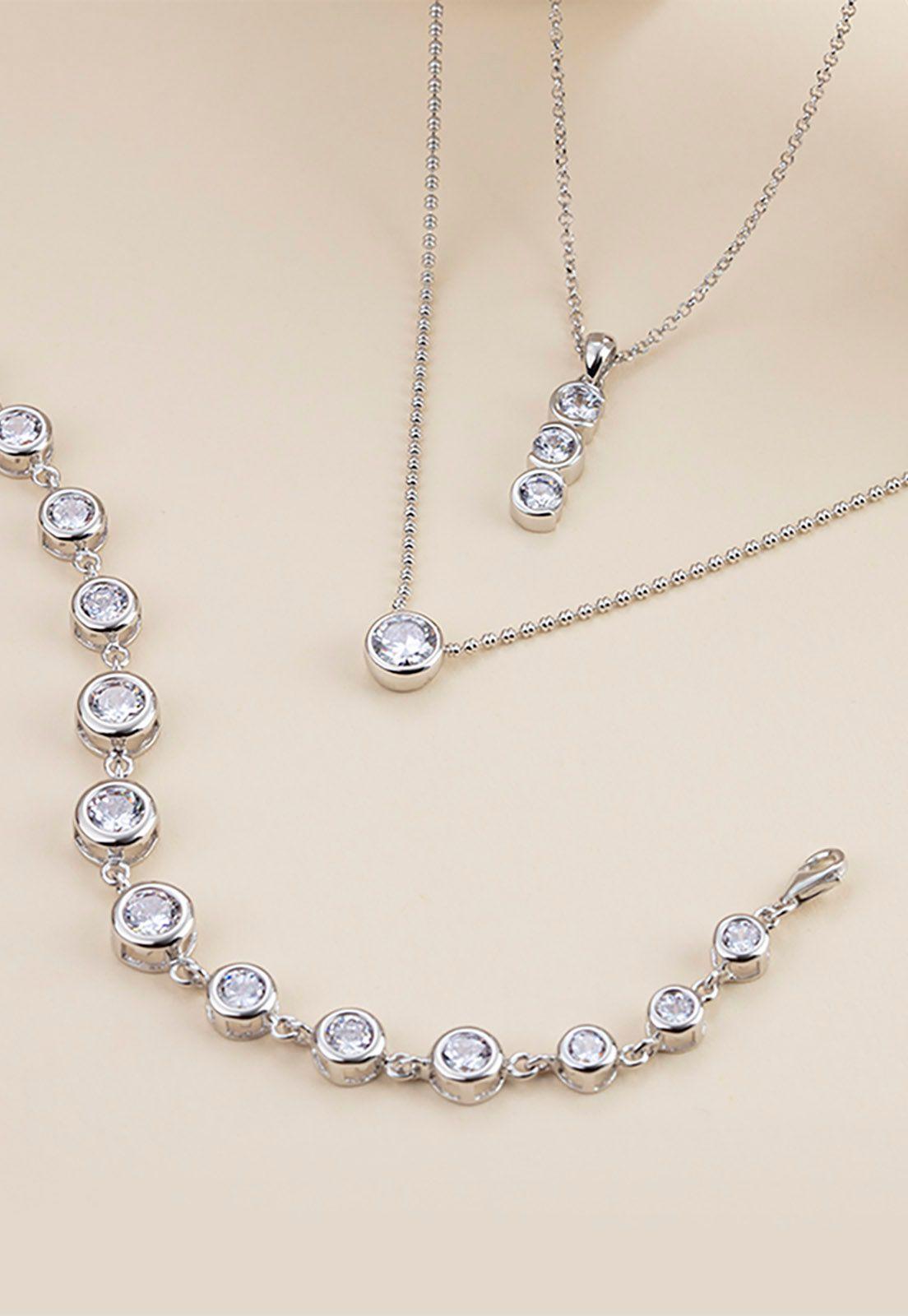 Collar LP1915-1/1 Lotus Silver Plateado Mujer Charming Lady-1