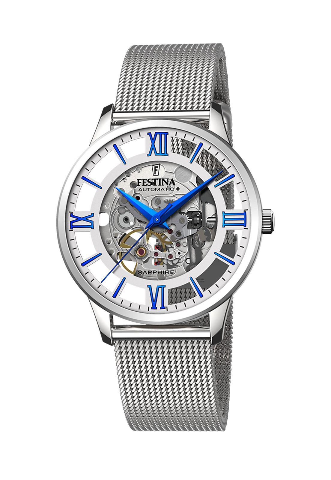 Reloj F20534/1 Festina plata Hombre Automatico-0