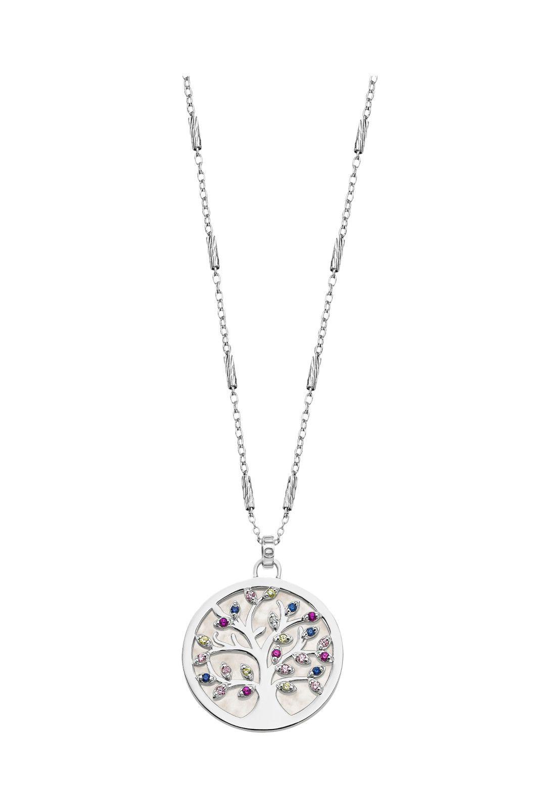 Collar LP1889-1/1 Lotus Silver Mujer Tree of Life-0