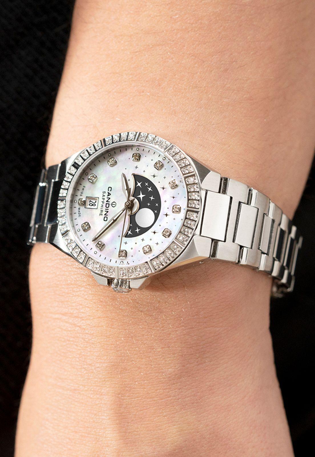 Reloj C4760/1 Candino Swiss Blanco Mujer Gents Sport-2