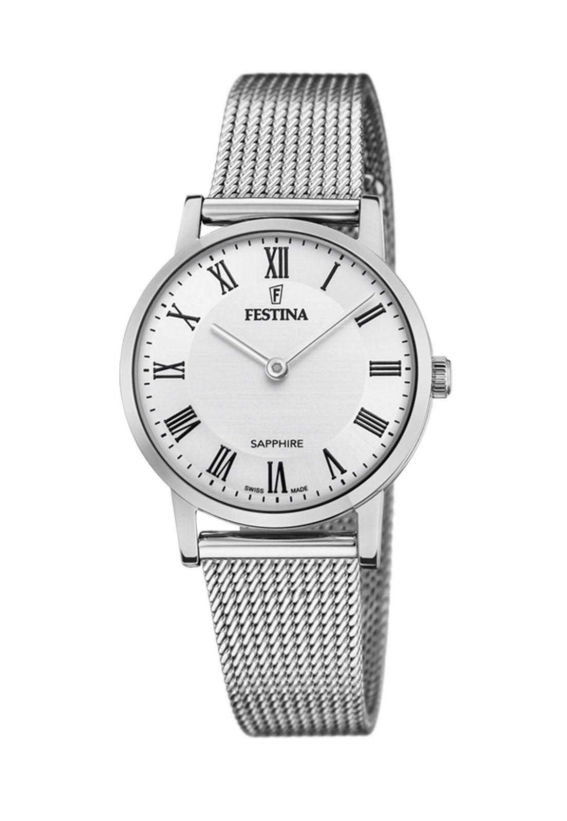 Reloj F20015/4 Festina Swiss Blanco Mujer Swiss Made-0