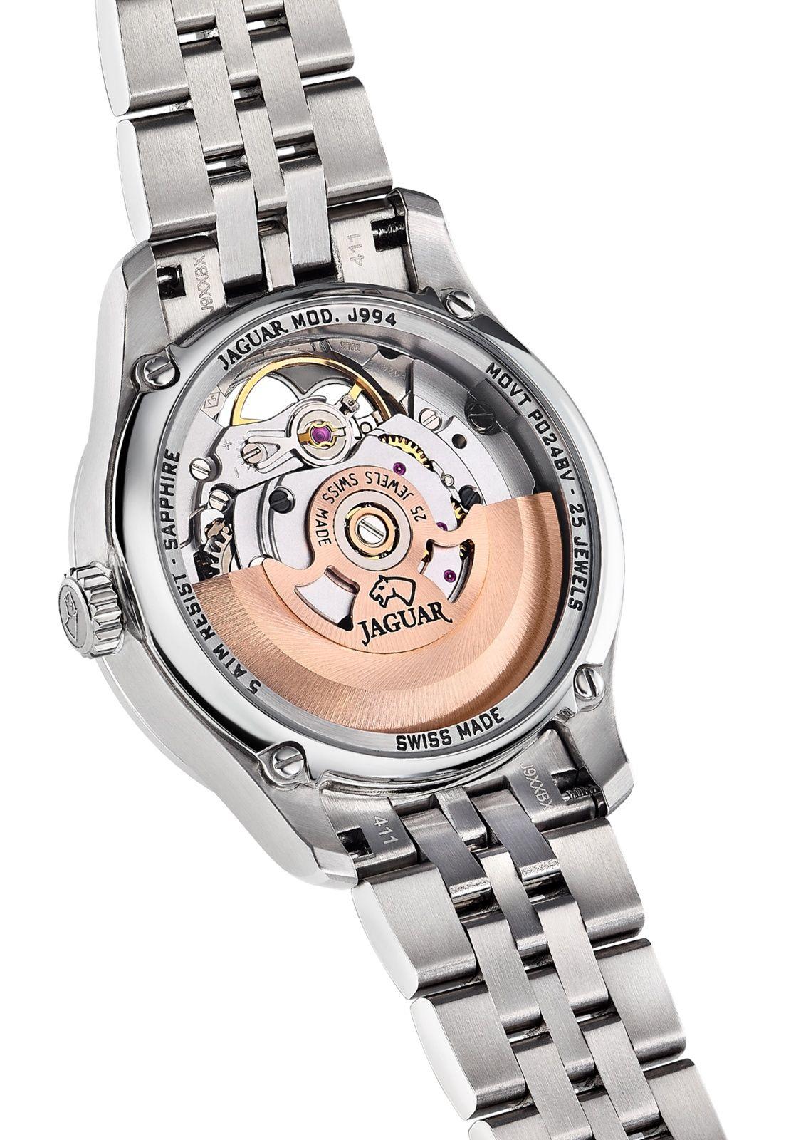 Reloj J994/5 Jaguar Swiss Plateado Mujer Automático-3
