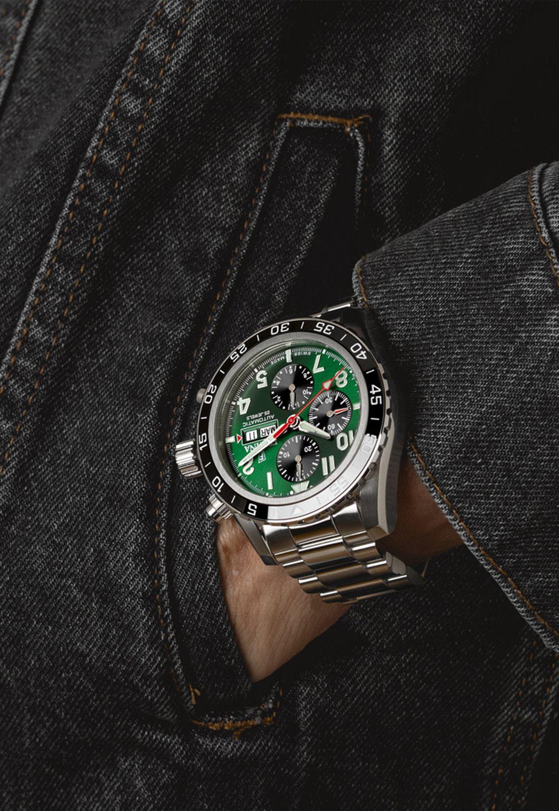 Reloj F20055/2 Festina Swiss Verde Hombre Automático-4