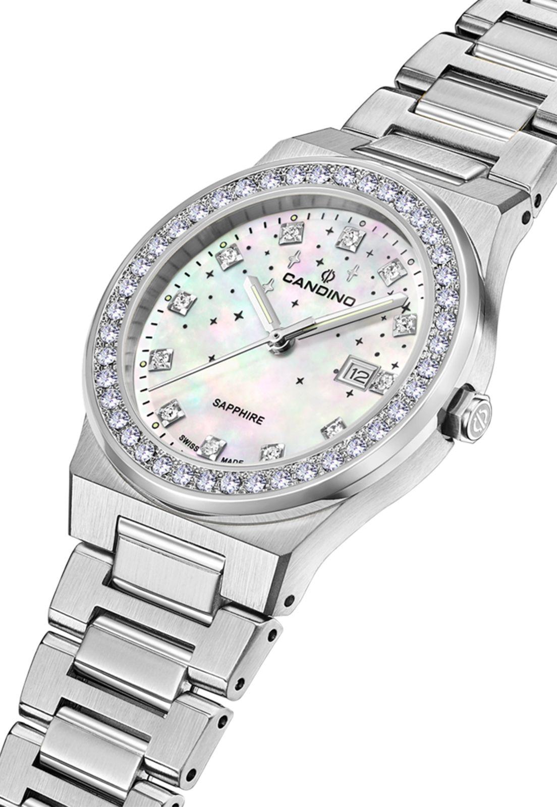 Reloj C4749/1 Candino Swiss Plateado Mujer Gents Sport-2