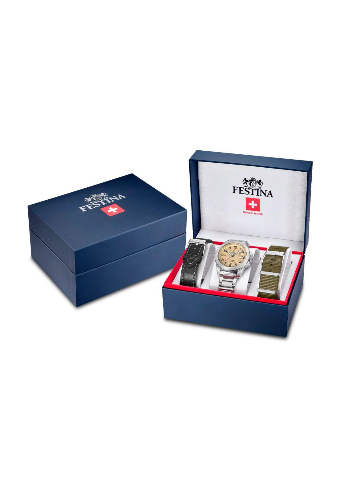 Reloj F20081/1 Festina Swiss Marrón Hombre Field Watches-2