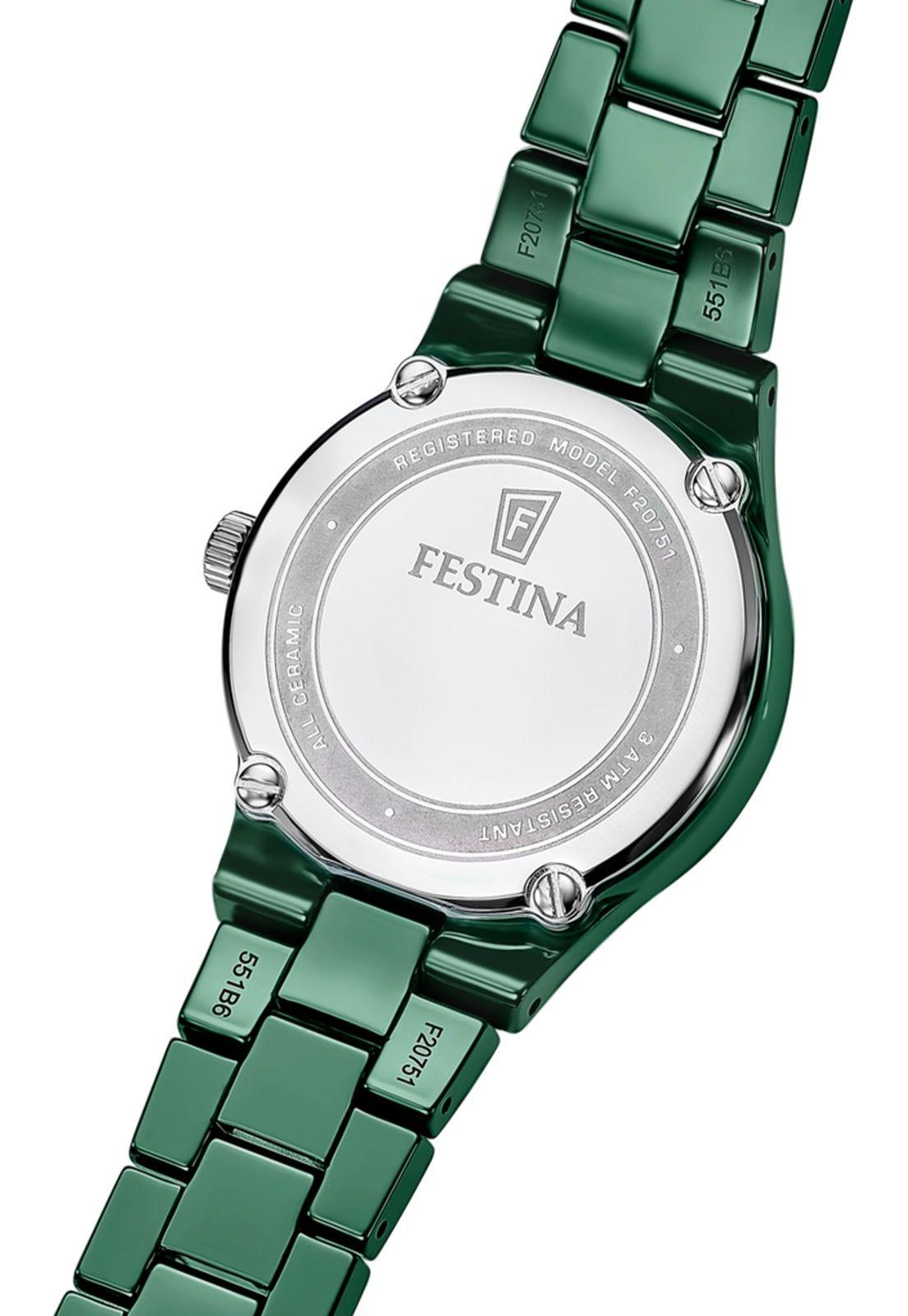 Reloj F20751/6 Festina Verde Mujer Ceramic-2