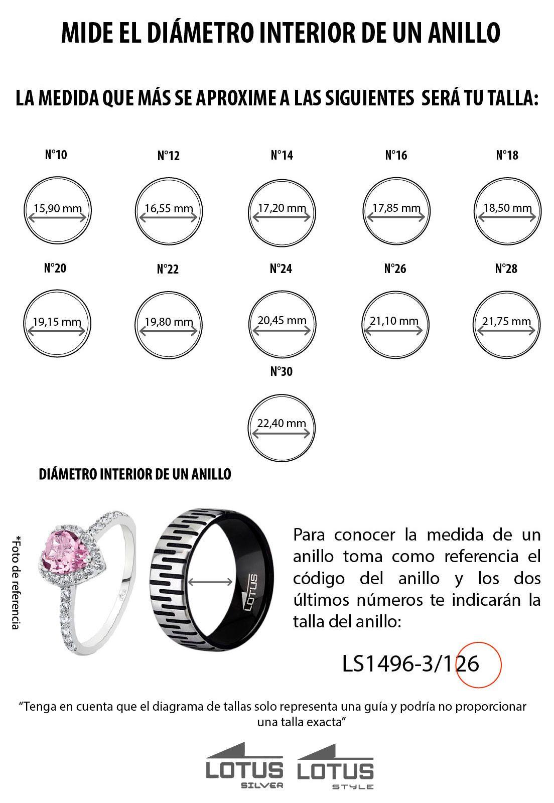 Anillo Plata LP3576-3/114 Lotus Silver Mujer Teddy-2