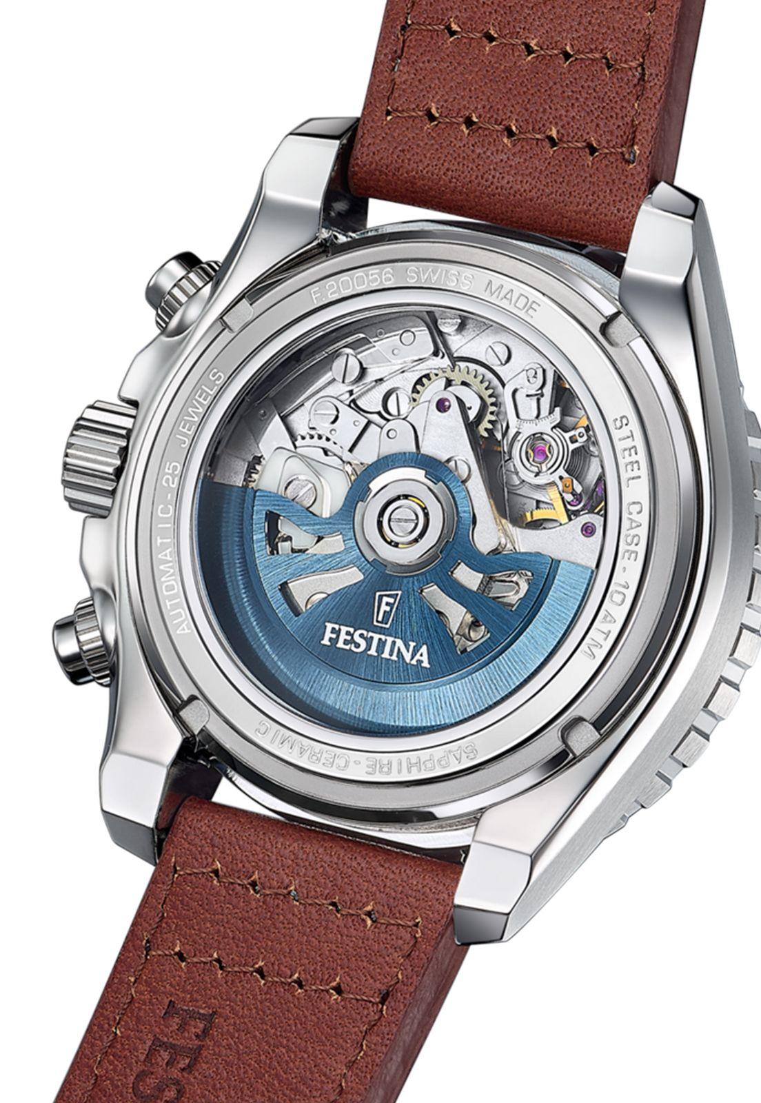 Reloj F20056/1 Festina Swiss Blanco Hombre Automático-2