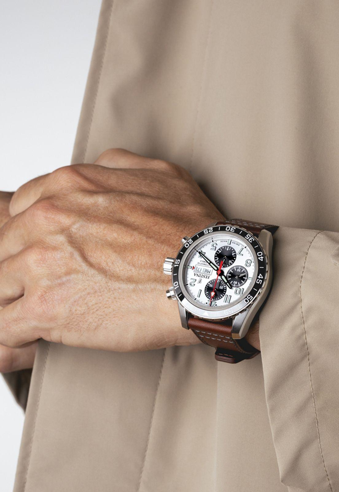 Reloj F20056/1 Festina Swiss Blanco Hombre Automático-2