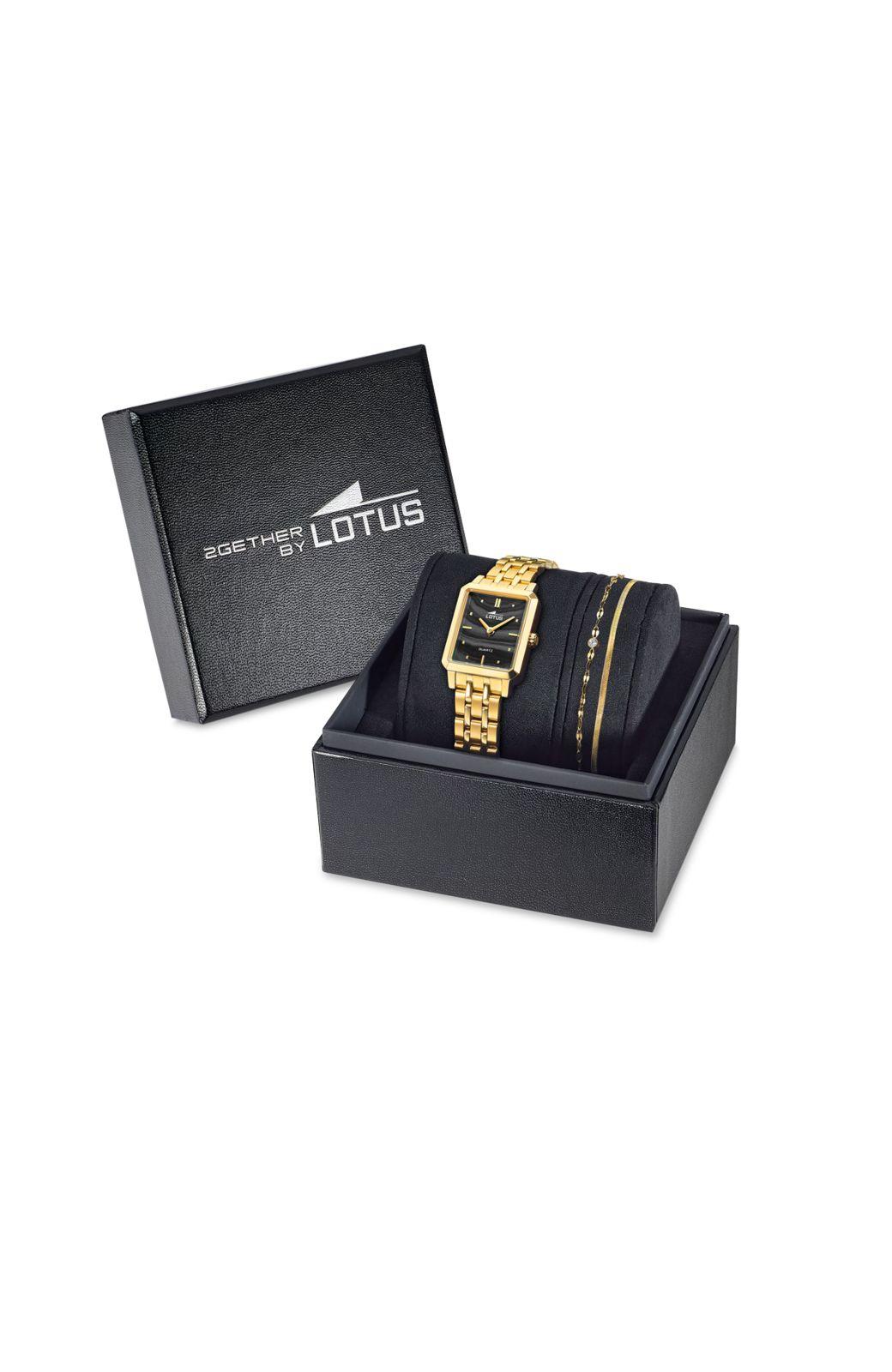 Reloj 19009/4 Lotus Negro Mujer 2Gether-2