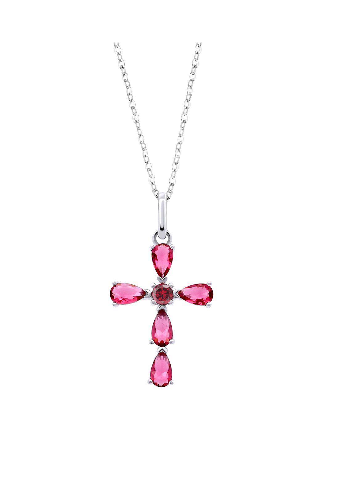 Collar LP3558-1/1 Lotus Silver Mujer Leros-0