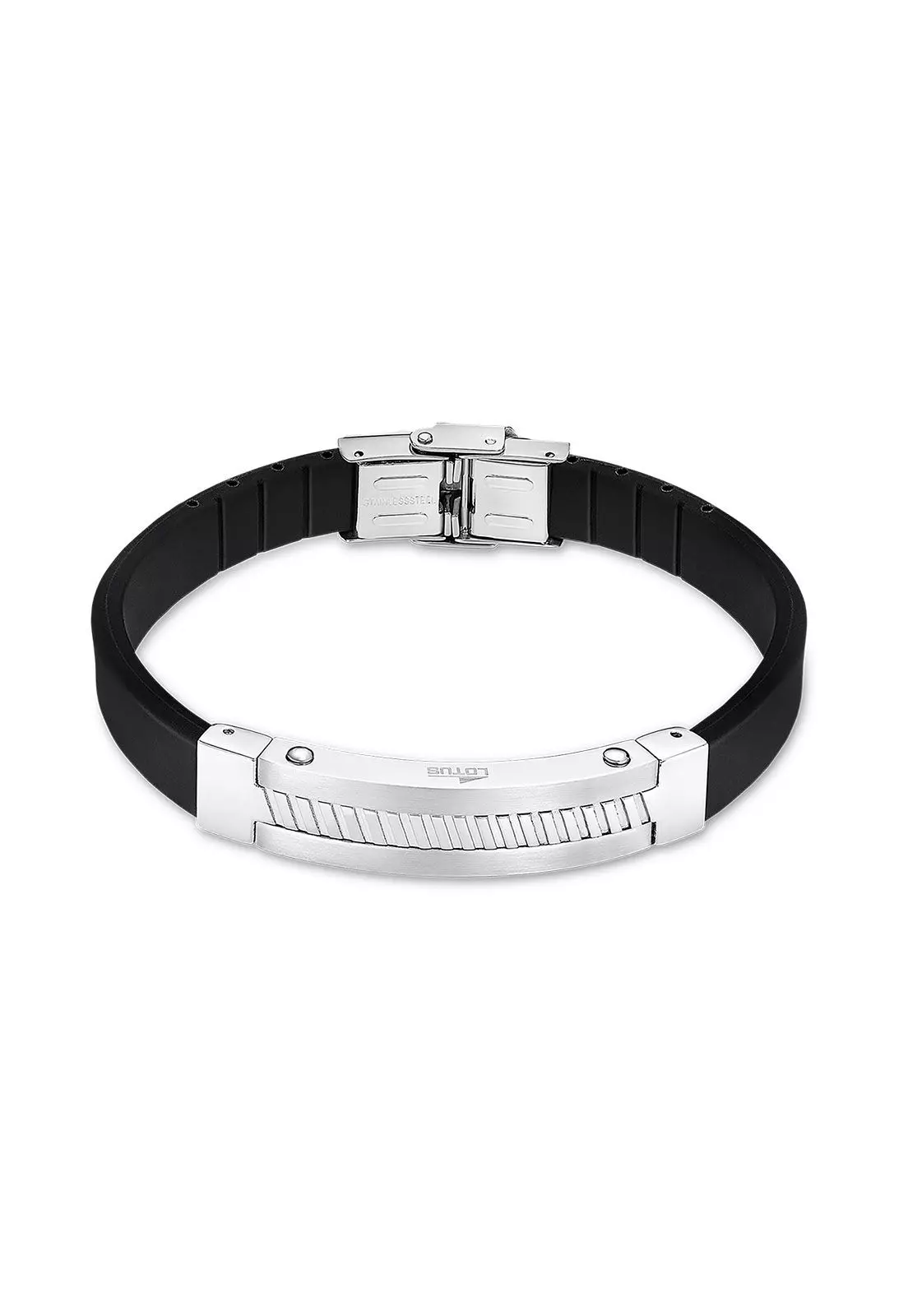 Pulsera LS2454-2/1 Lotus Style Hombre Men In Black-0
