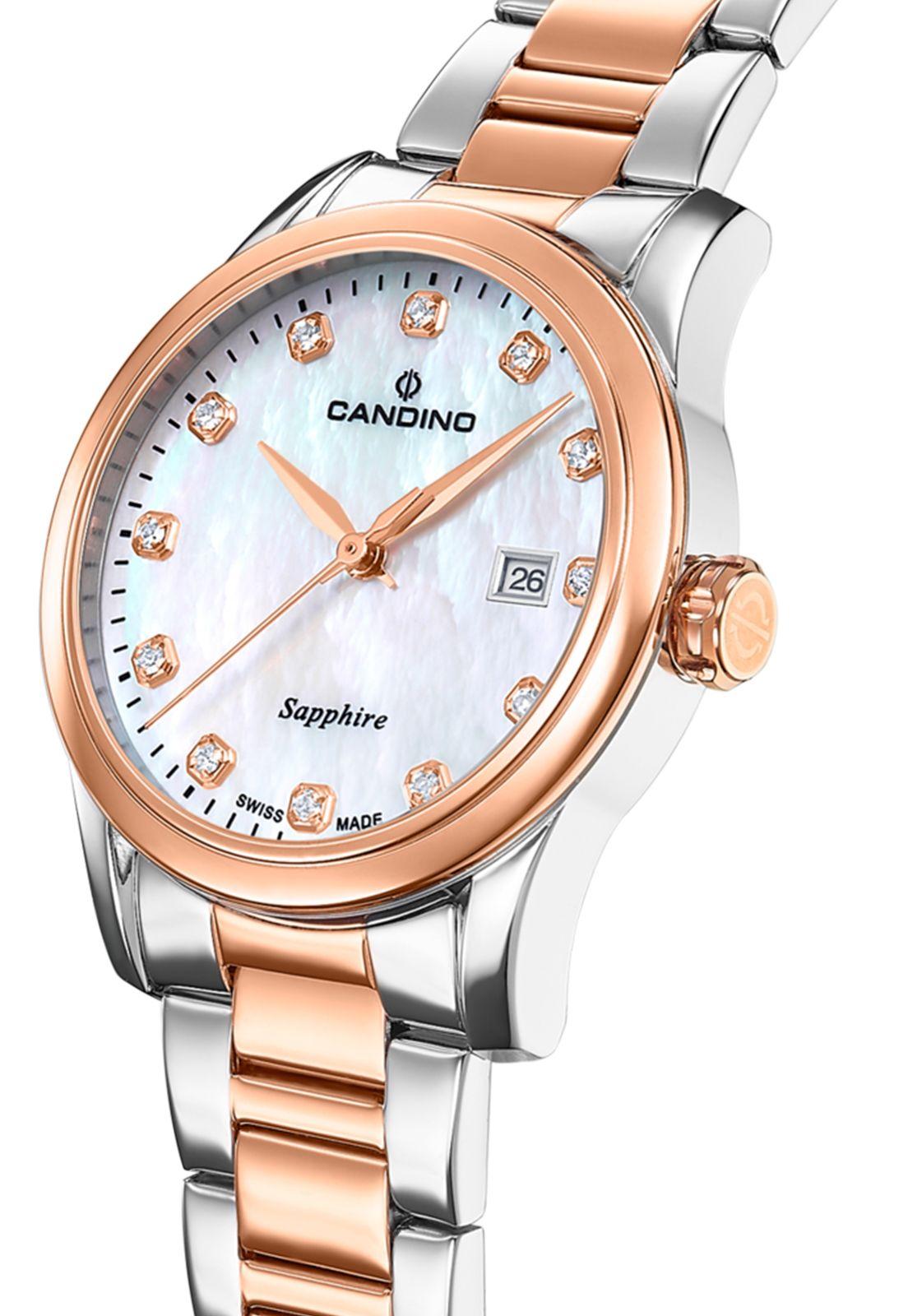 Reloj C4739/1 Candino Swiss Blanco Nácar Mujer Couples Classic-3