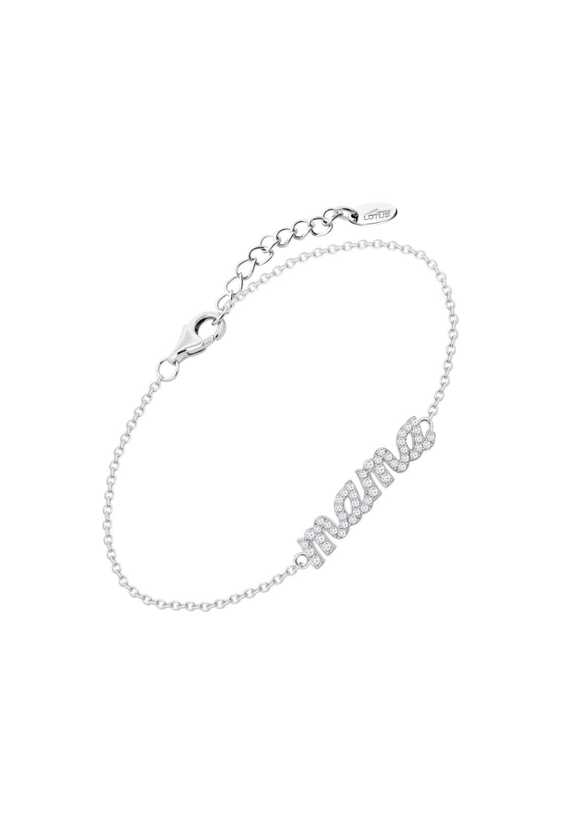 Pulsera Lp3947-2/1 Lotus Silver Plateado Mujer Mother'S Love-0