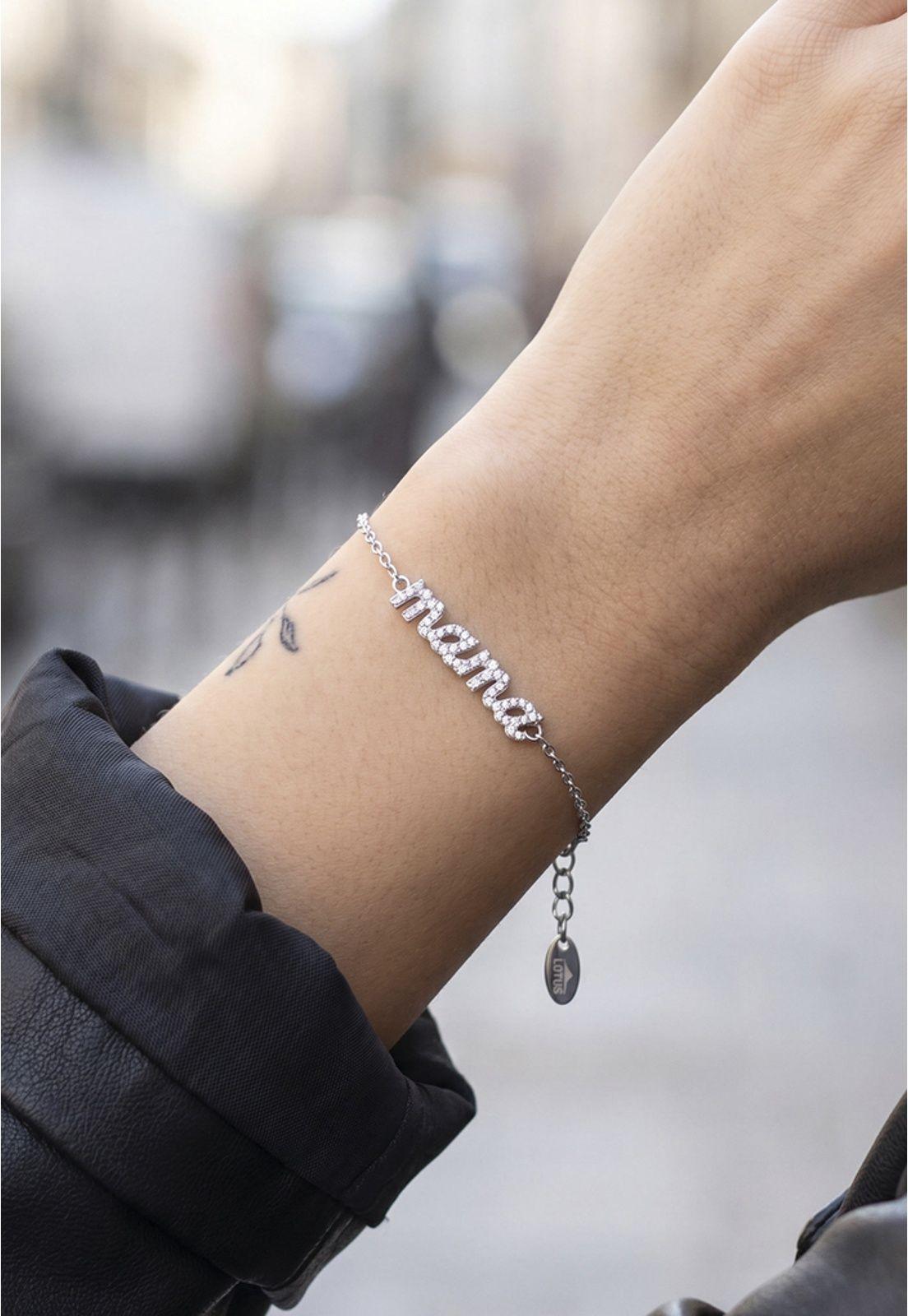 Pulsera Lp3947-2/1 Lotus Silver Plateado Mujer Mother'S Love-1