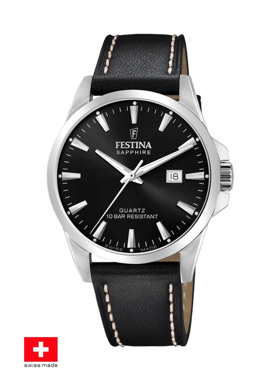Reloj F20025/4 Festina Swiss Negro Hombre Swiss Made-1