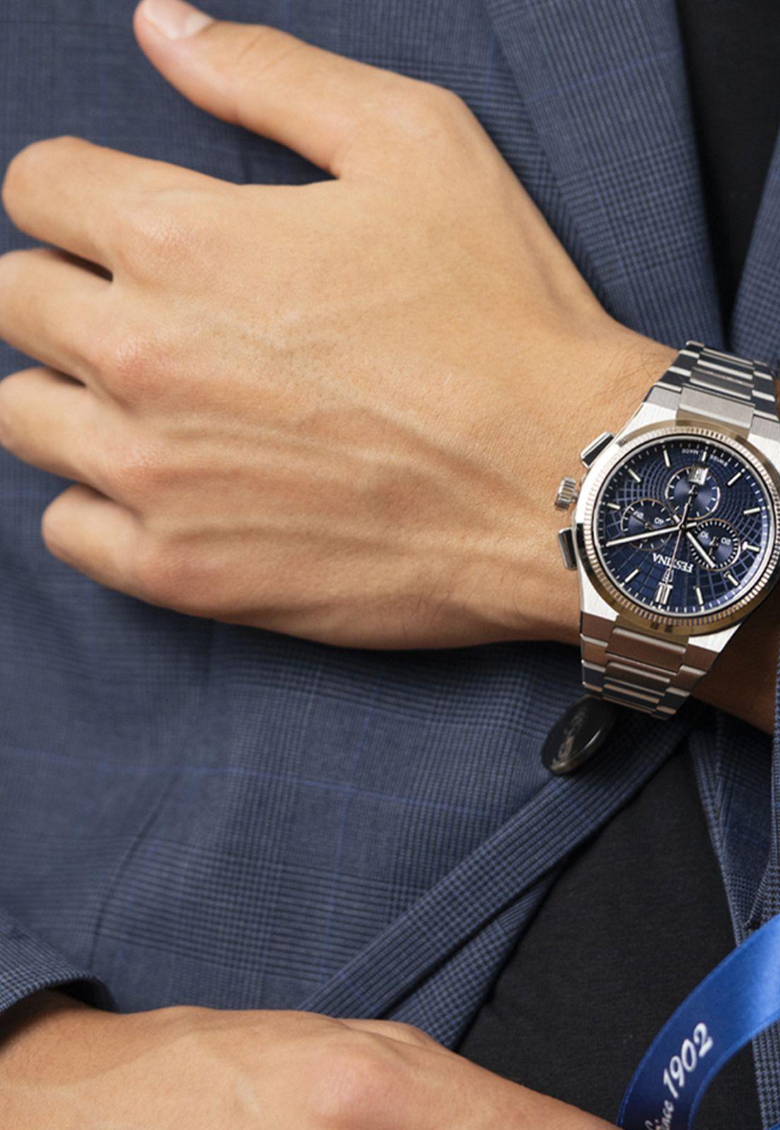 Reloj F20059/2 Festina Swiss Azul Hombre Rive Collection-4
