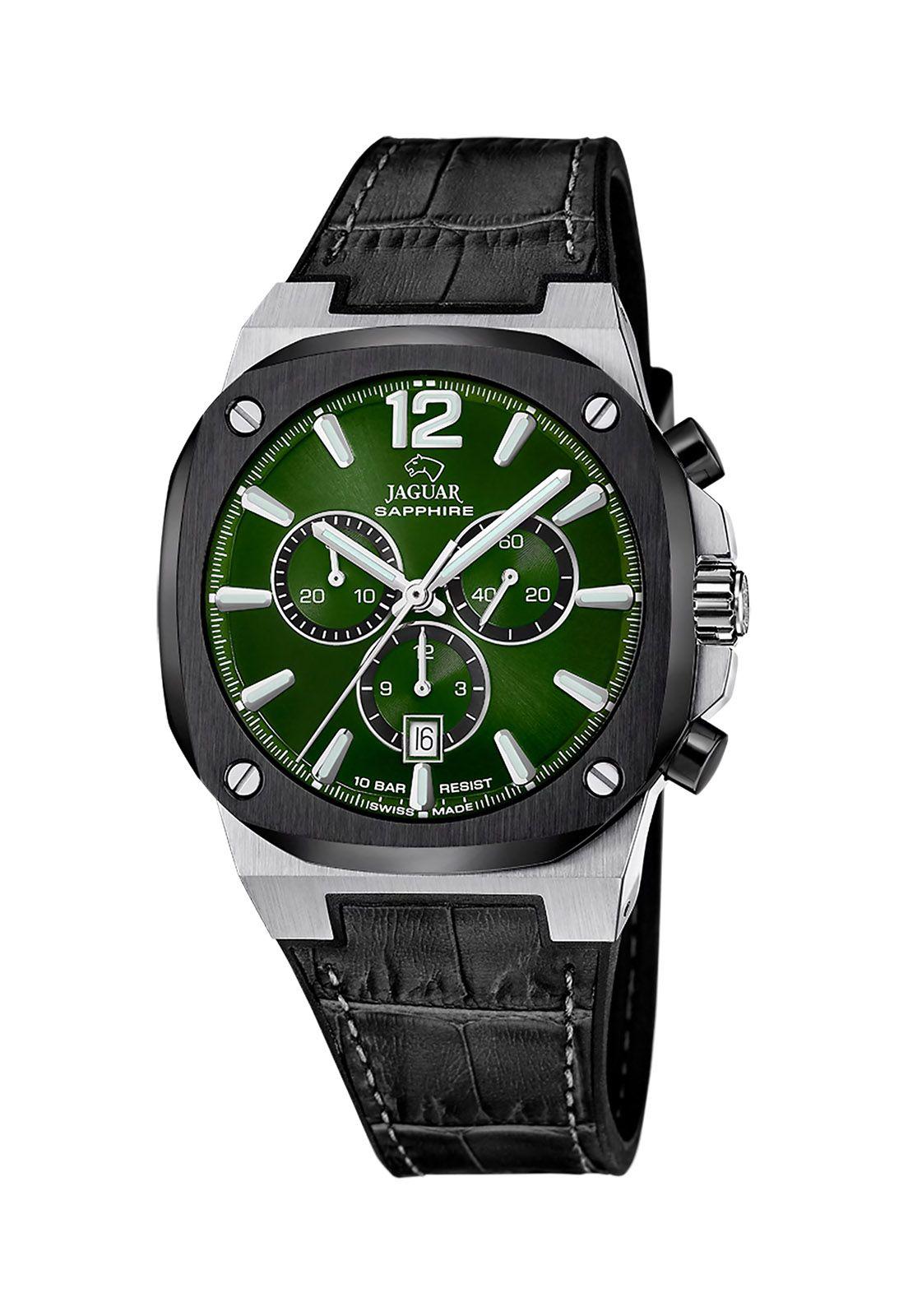 Reloj J1026/5 Jaguar Swiss Verde Hombre Rondcarre-0