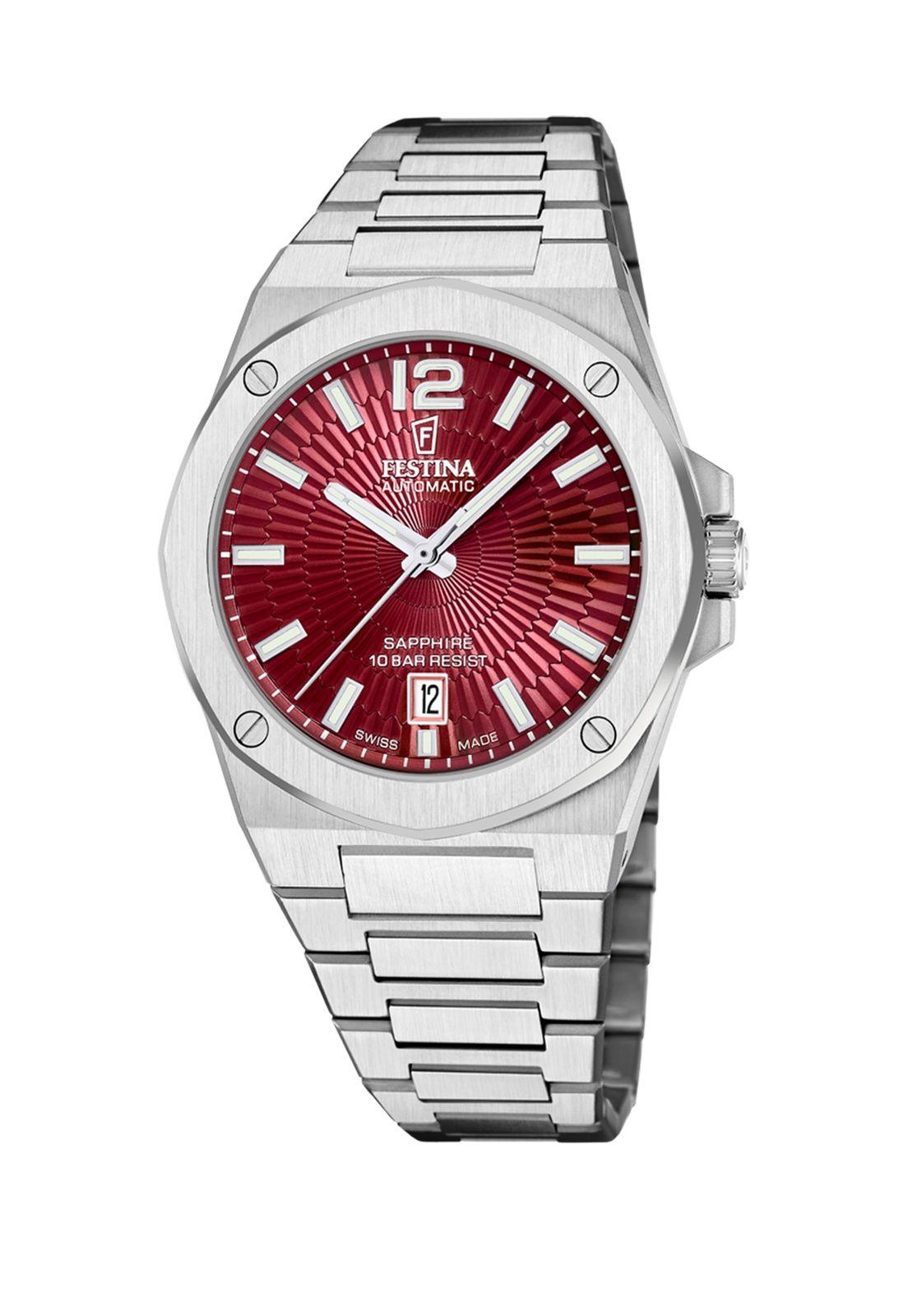 Reloj F22004/5 Festina Swiss Rojo Hombre Automático-0