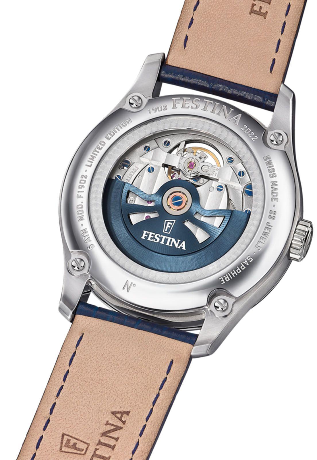 Reloj F1902/6 Festina Swiss Azul Hombre Swiss Made-2