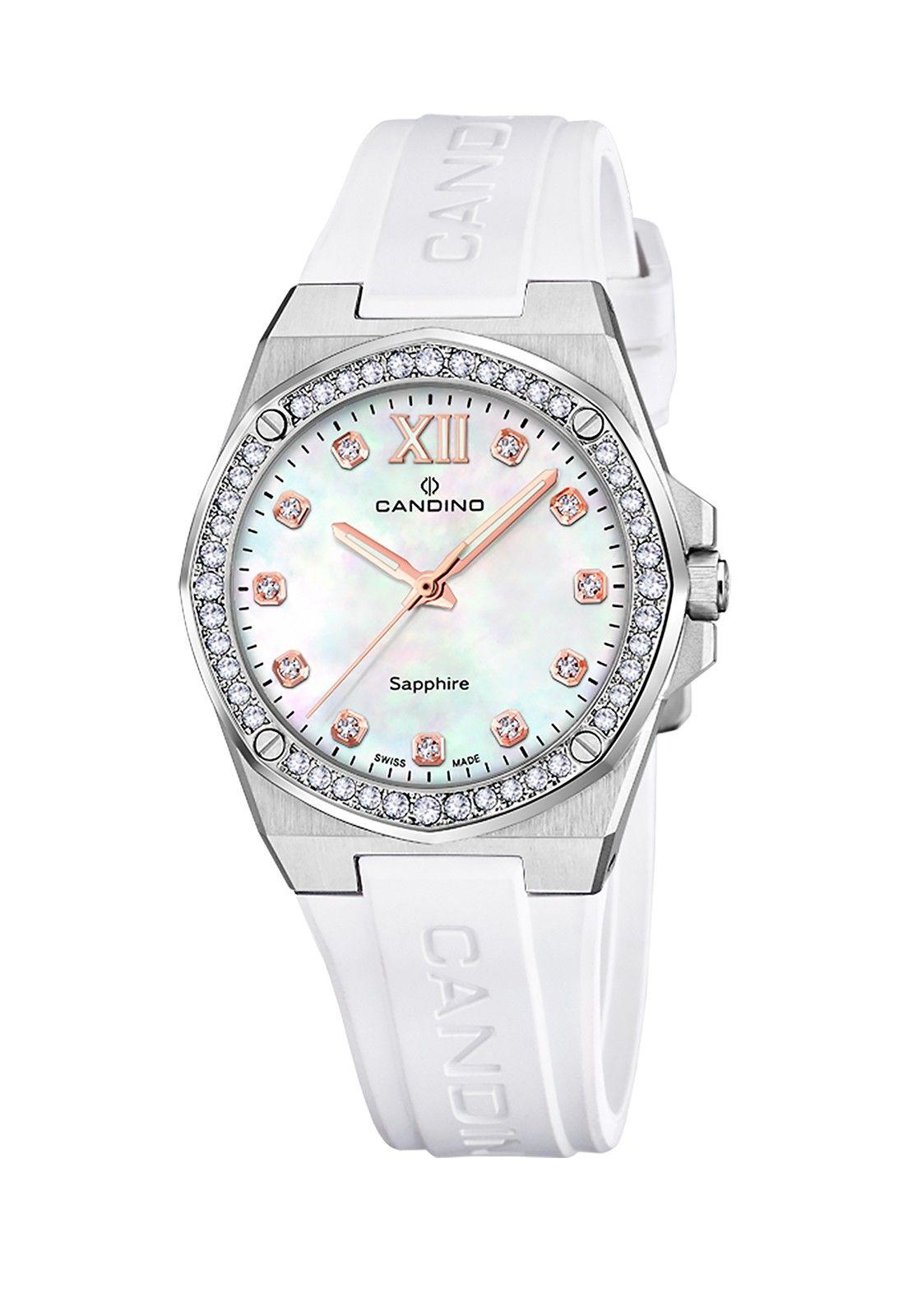 Reloj C4772/1 Candino Swiss Blanco Mujer Gents Sport-0