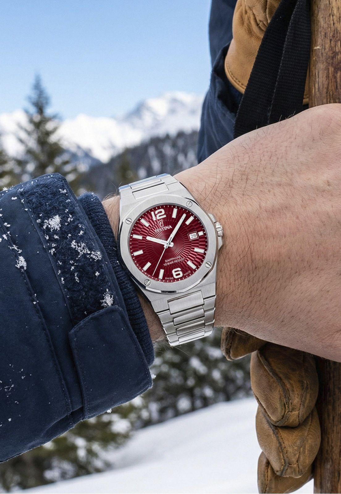 Reloj F22000/5 Festina Swiss Rojo Hombre Valley-1