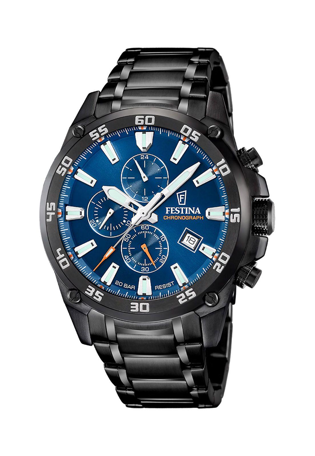 Reloj F20735/1 Festina Azul Hombre Timeless Chronograph-0