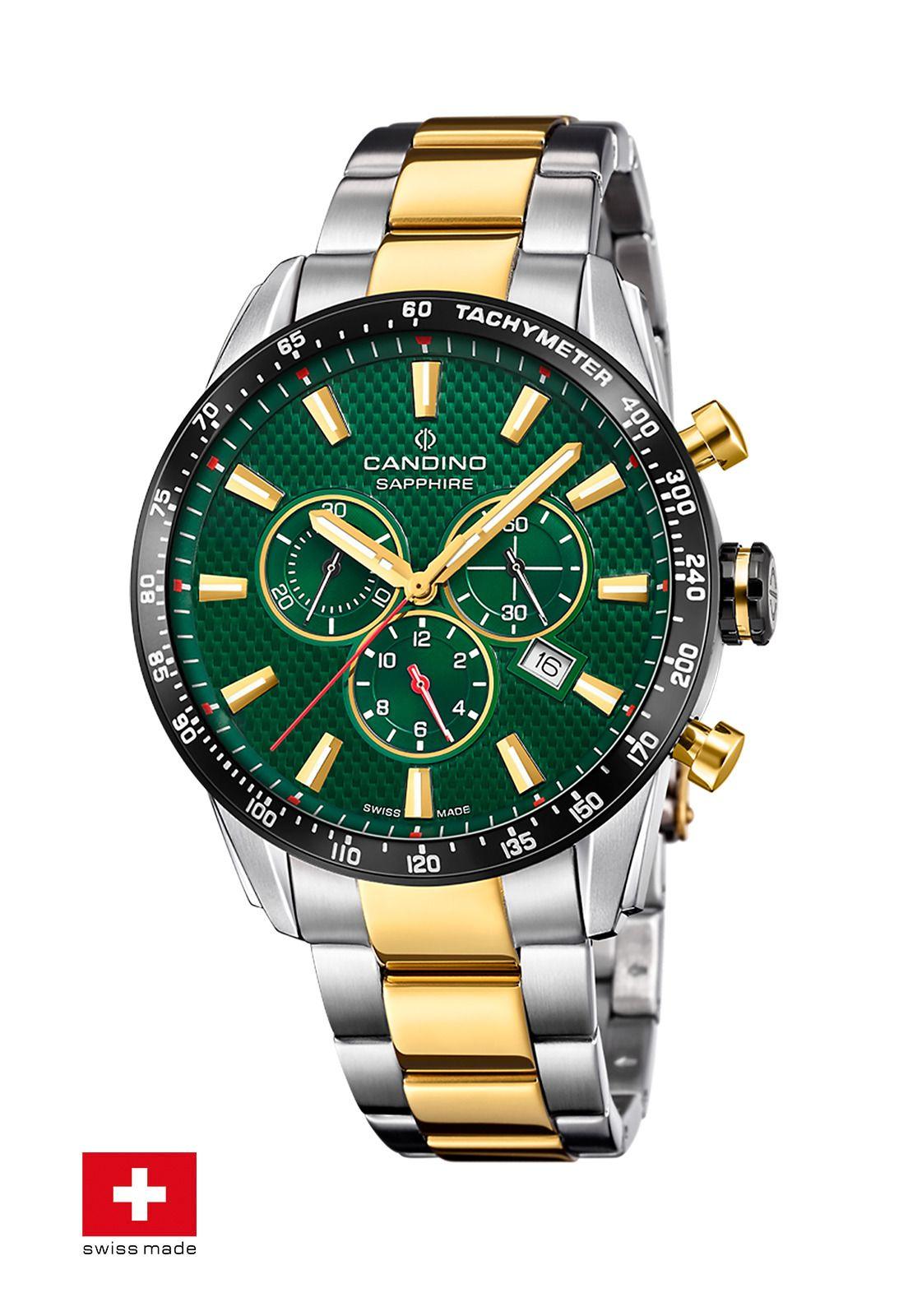 Reloj C4748/3 Candino Swiss Verde Hombre Couple Classic-0