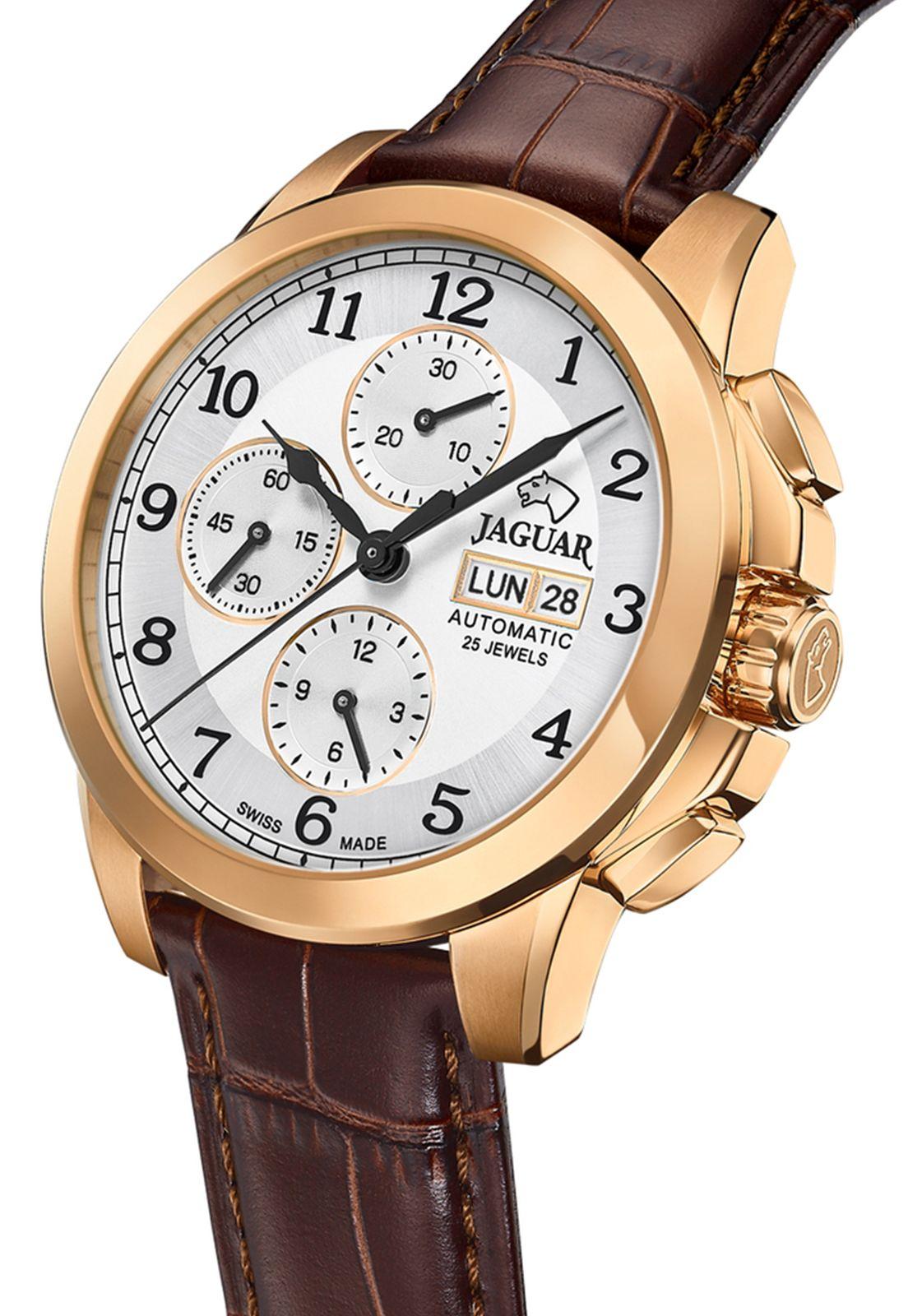 Reloj J977/1 Jaguar Plateado Hombre Automatico-2