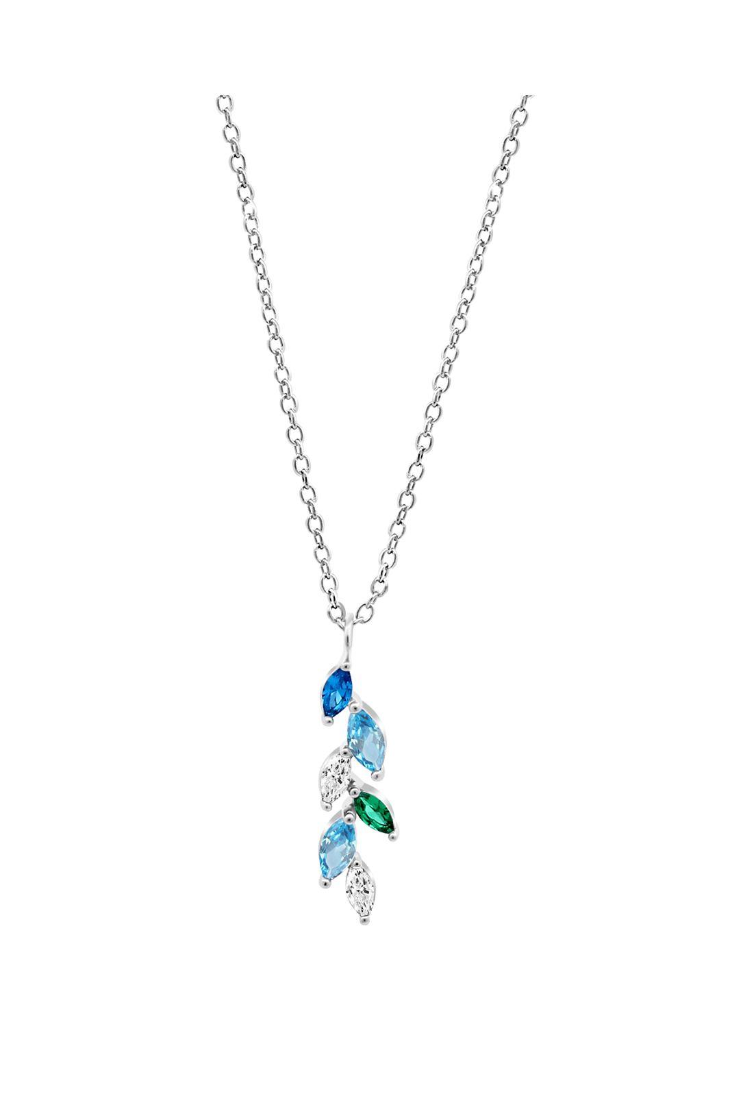 Collar LP3582-1/2 Lotus Silver Mujer Leros-0