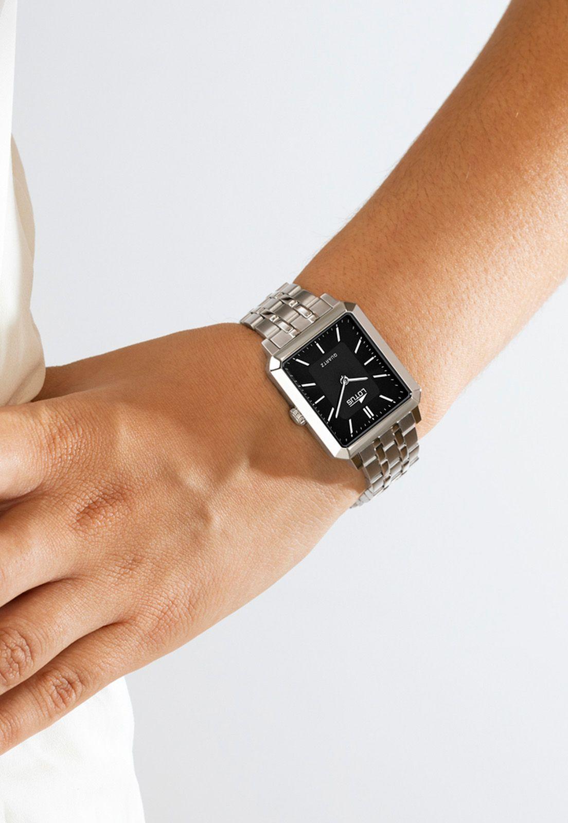 Reloj 18980/6 Lotus Negro Mujer Crono Deportivo-2