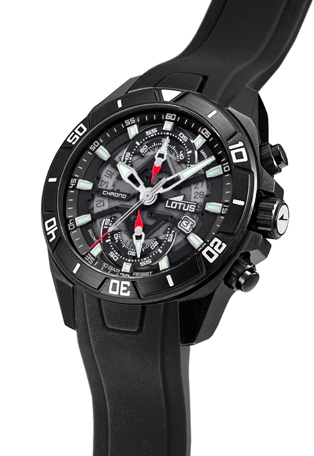 Reloj 18945/6 Lotus Negro Hombre Lotus Code-2