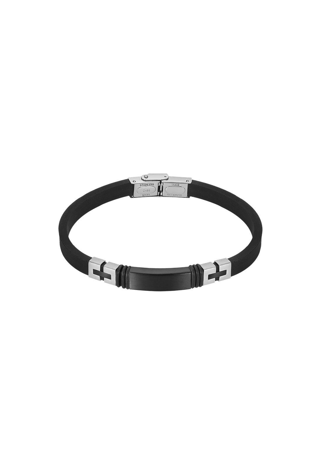 Pulsera LS2539-2/2 Lotus Style Hombre Negro Men In Black-0