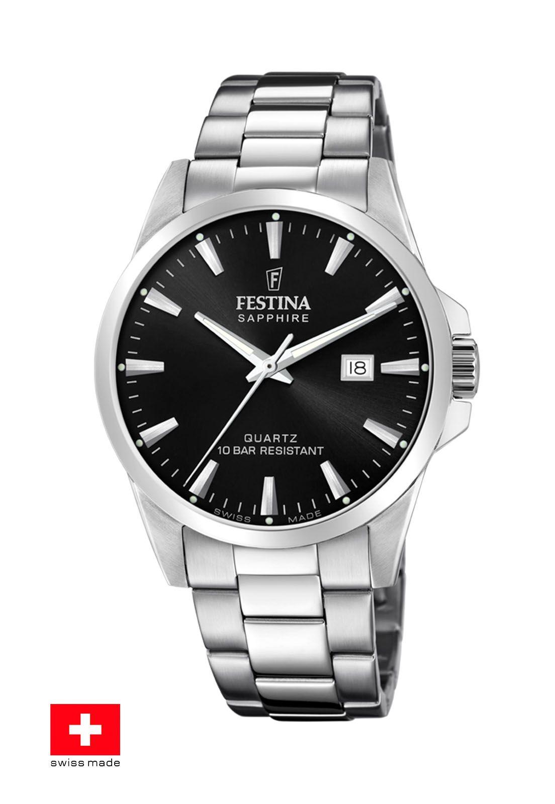 Reloj F20024/4 Festina Swiss Negro Hombre Swiss Made-1