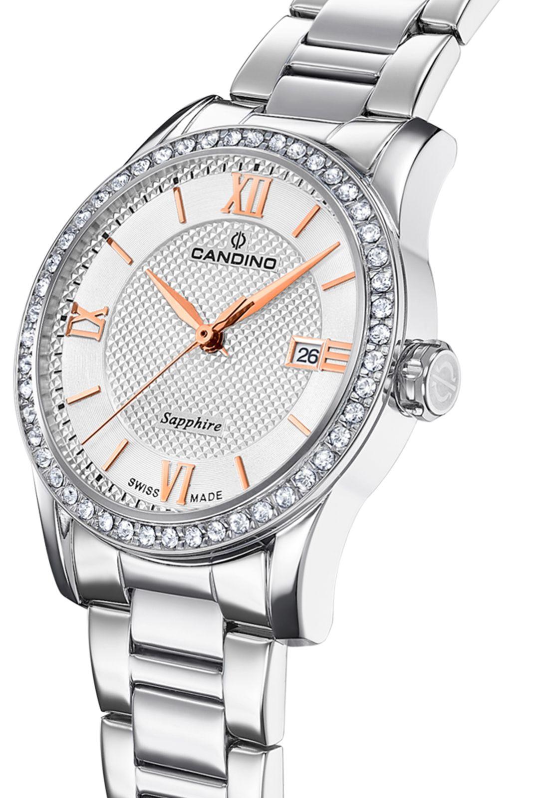 Reloj C4740/1 Candino Swiss Plateado Mujer Couples Classic-2