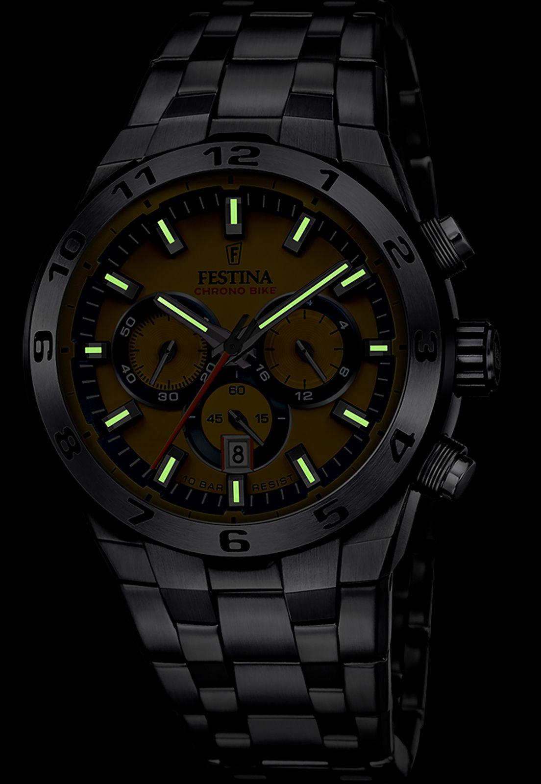 Reloj F20670/4 Festina Hombre Plateado Chrono Bike-2