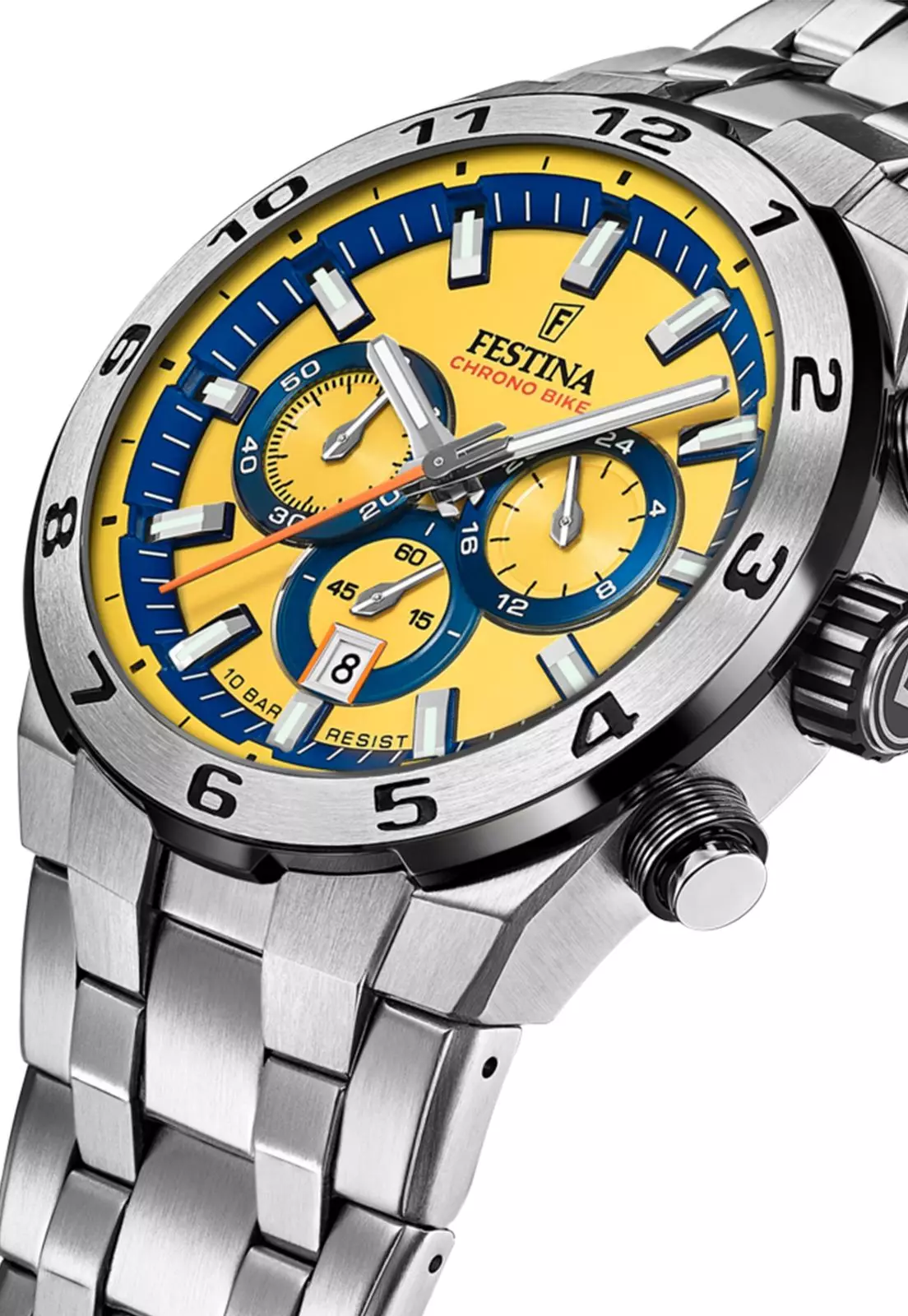 Reloj F20670/4 Festina Hombre Plateado Chrono Bike-4