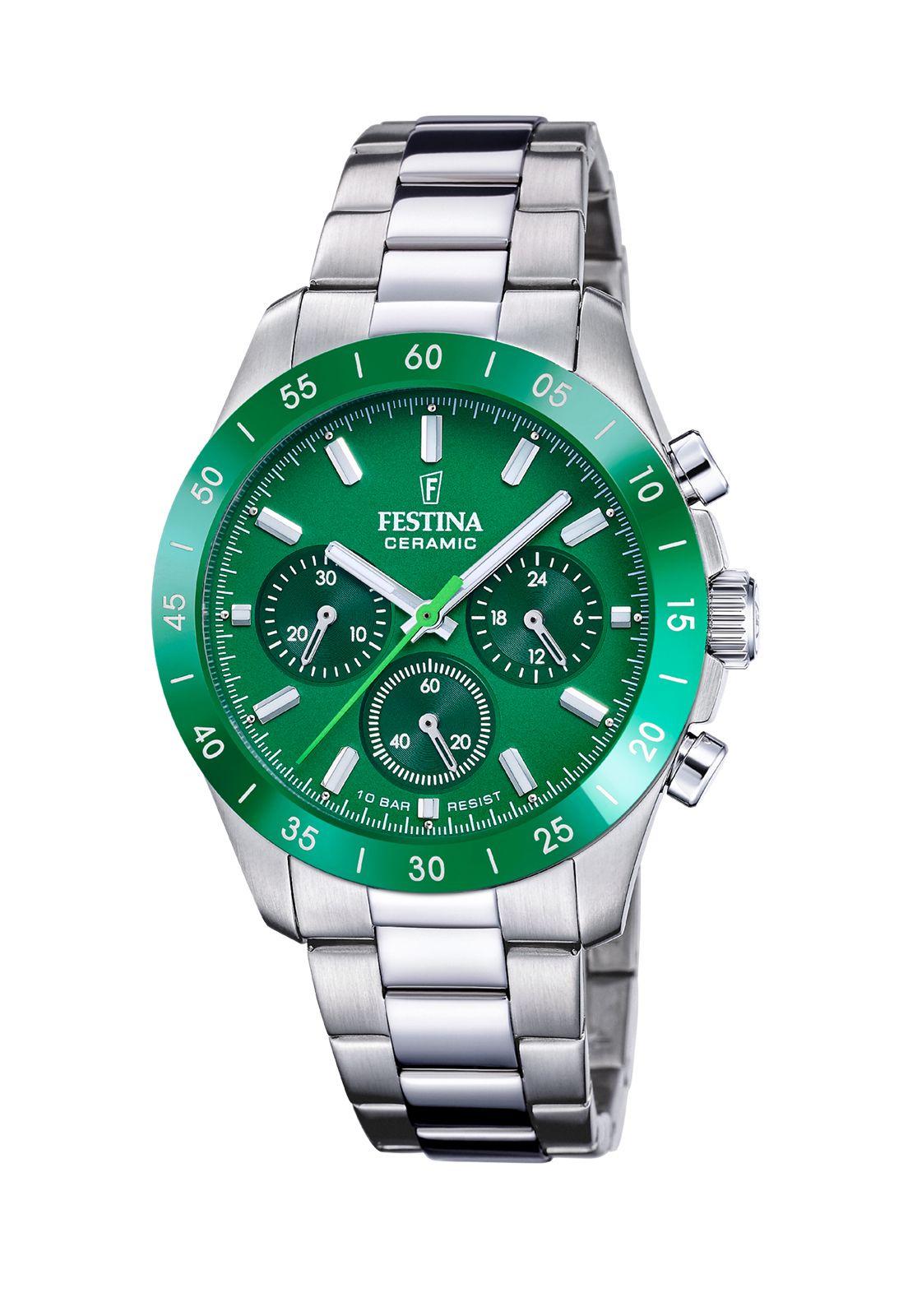 Reloj F20693/5 Festina Mujer Plateado Ceramic-0