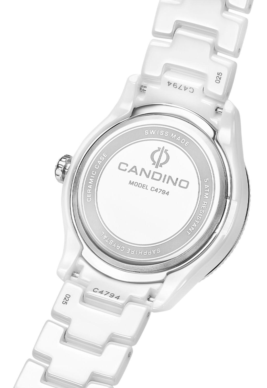 Reloj C4794/2 Candino Swiss Blanco Mujer Ceramic-2