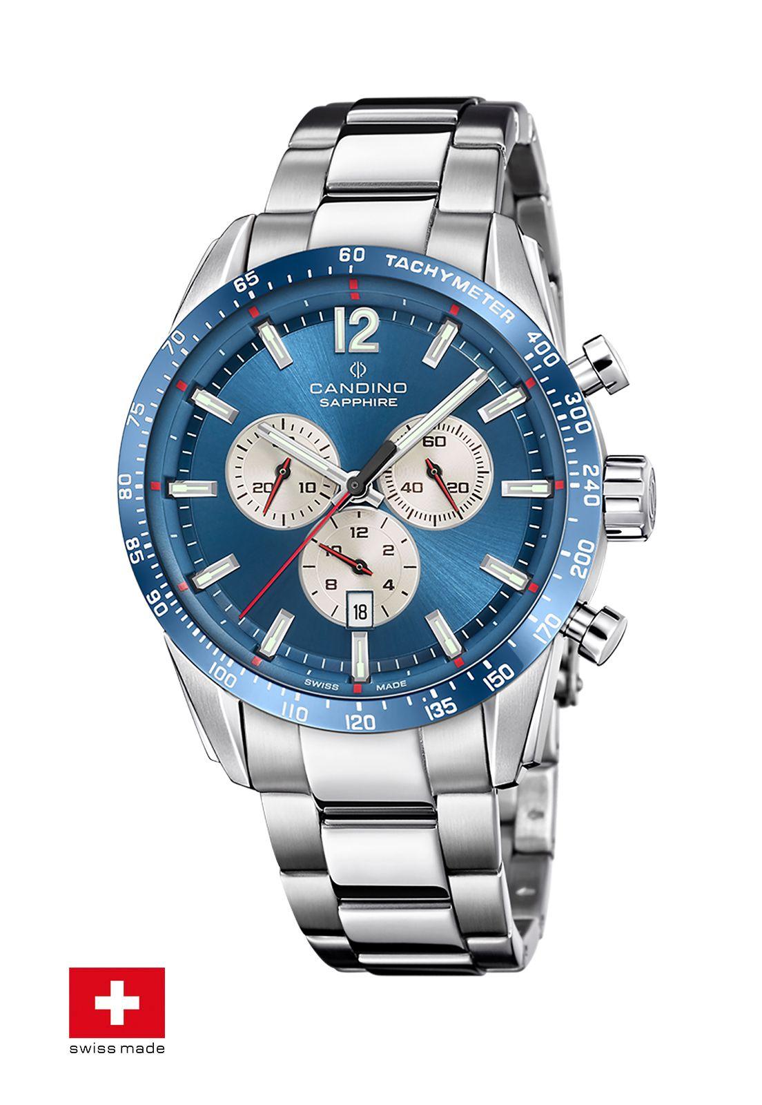 Reloj C4757/2 Candino Swiss Azul Hombre Couple Classic-0
