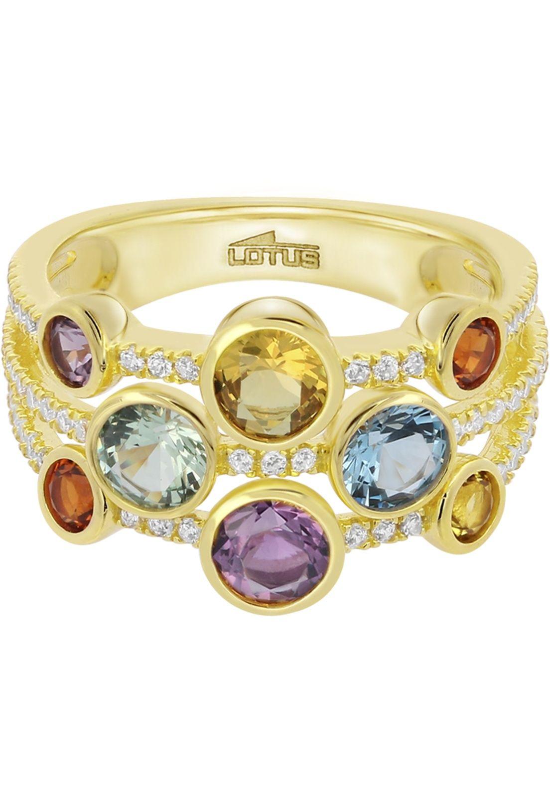 Anillo LP3878-3/214 Lotus Silver Dorado Mujer Leros-2