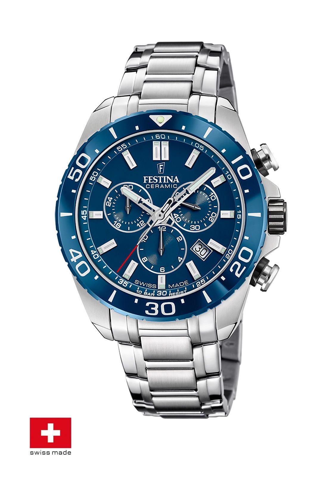 Reloj F20042/2 Festina Swiss Azul Hombre CHRONO-0