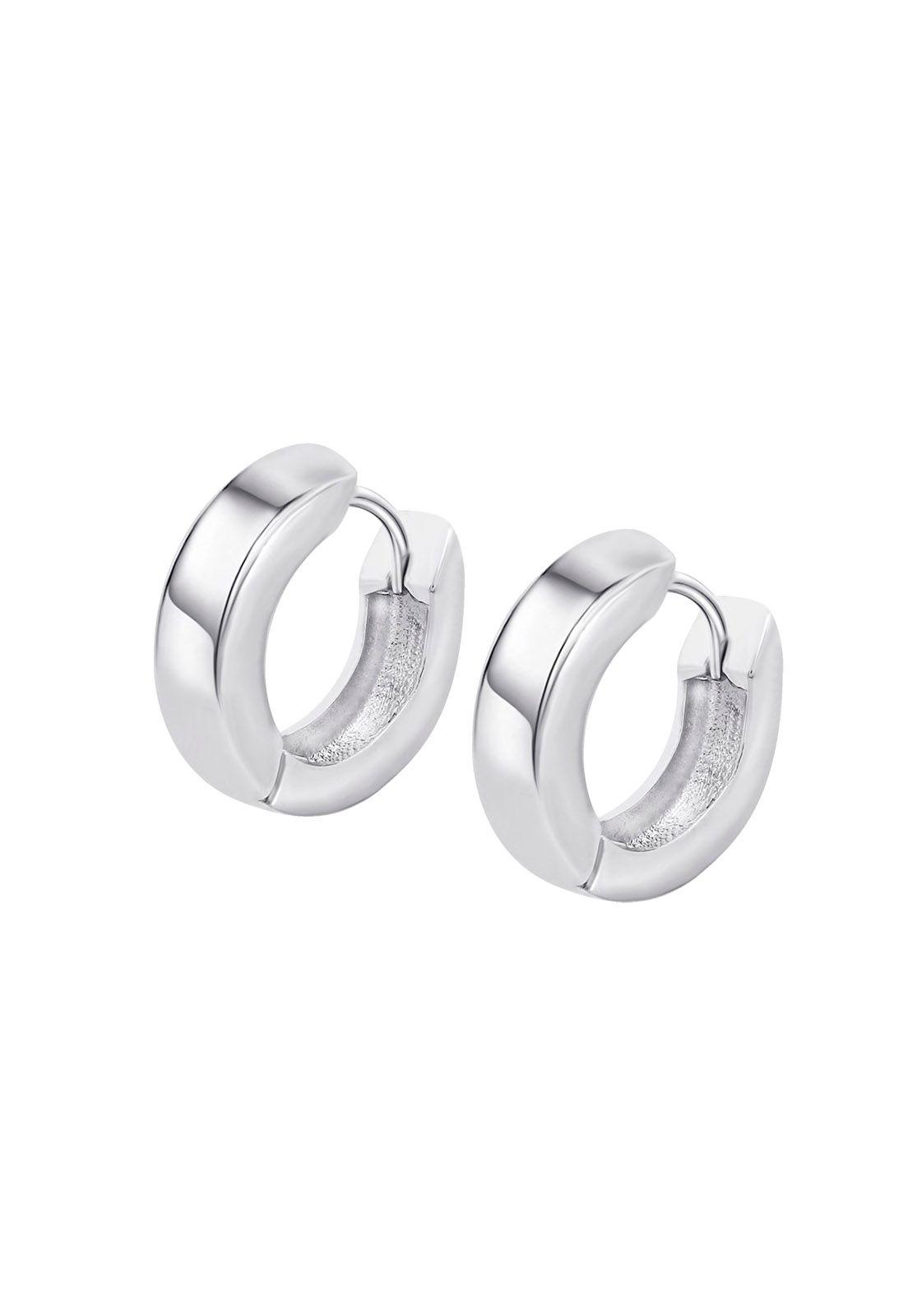 Aros LP3776-4/1 Lotus Silver Mujer Hoops-0
